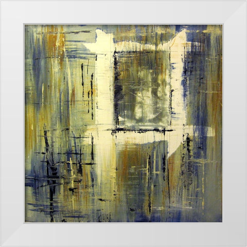 New Year Reflection White Modern Wood Framed Art Print by Clement, Diane