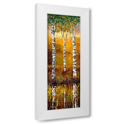 Betulle White Modern Wood Framed Art Print by Borelli, Guido