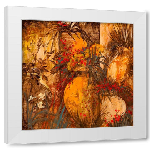 Orci Ocra White Modern Wood Framed Art Print by Borelli, Guido