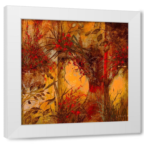 Anfore di Terra White Modern Wood Framed Art Print by Borelli, Guido