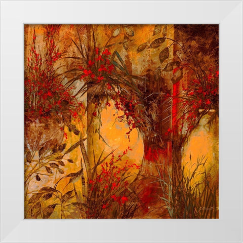 Anfore di Terra White Modern Wood Framed Art Print by Borelli, Guido