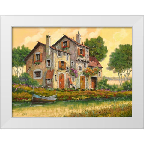 Giallogiallo White Modern Wood Framed Art Print by Borelli, Guido