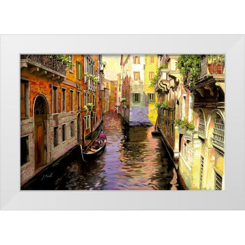 Venezia chiara White Modern Wood Framed Art Print by Borelli, Guido