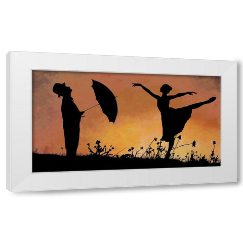 Maybe It Doesnt Rain White Modern Wood Framed Art Print by Borelli, Guido