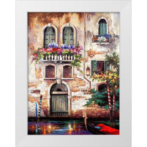 Door to Italy White Modern Wood Framed Art Print by Lee, James