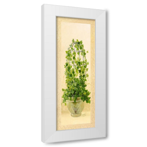 Topiary Traversee I White Modern Wood Framed Art Print by Welby