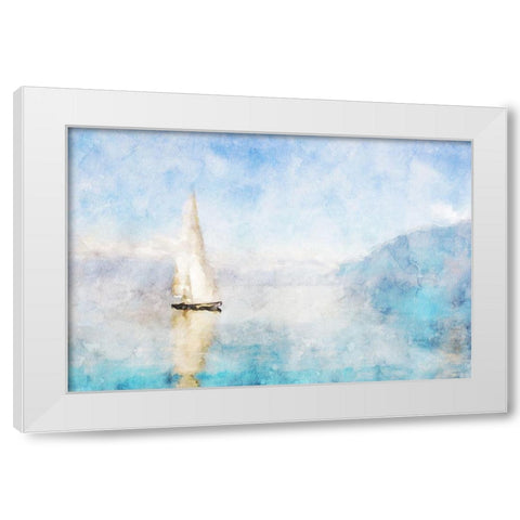 Coastal Series #14 White Modern Wood Framed Art Print by Curinga, Kim