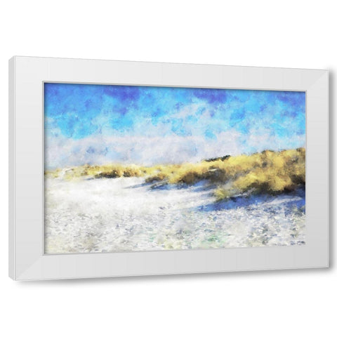 Coastal Series #20 White Modern Wood Framed Art Print by Curinga, Kim