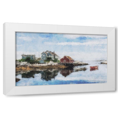Lodge Series #7 White Modern Wood Framed Art Print by Curinga, Kim