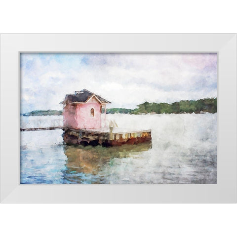 Lodge Series #10 White Modern Wood Framed Art Print by Curinga, Kim