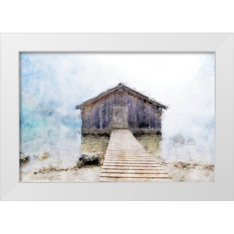 Lodge Series #12 White Modern Wood Framed Art Print by Curinga, Kim