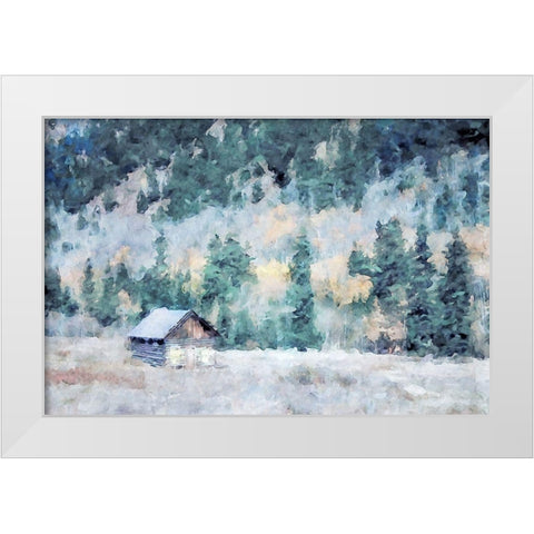 Lodge Series #31 White Modern Wood Framed Art Print by Curinga, Kim