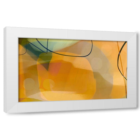 Fallen Angel White Modern Wood Framed Art Print by Naskrent, Delores