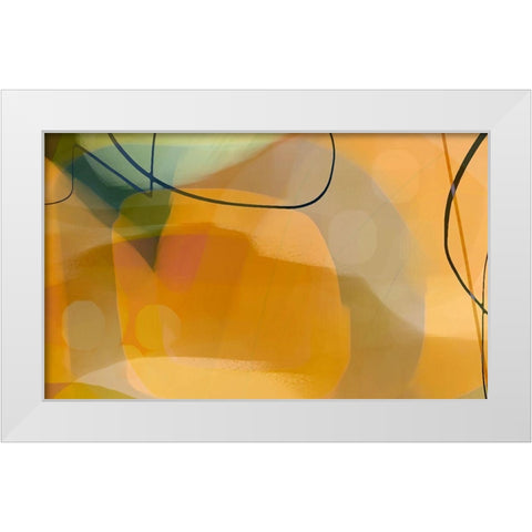 Fallen Angel White Modern Wood Framed Art Print by Naskrent, Delores