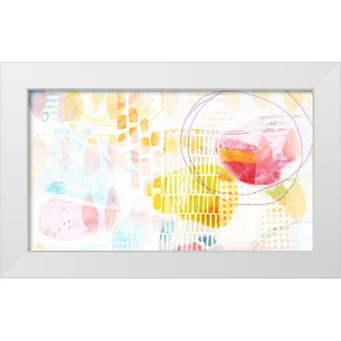 General Studies White Modern Wood Framed Art Print by Naskrent, Delores