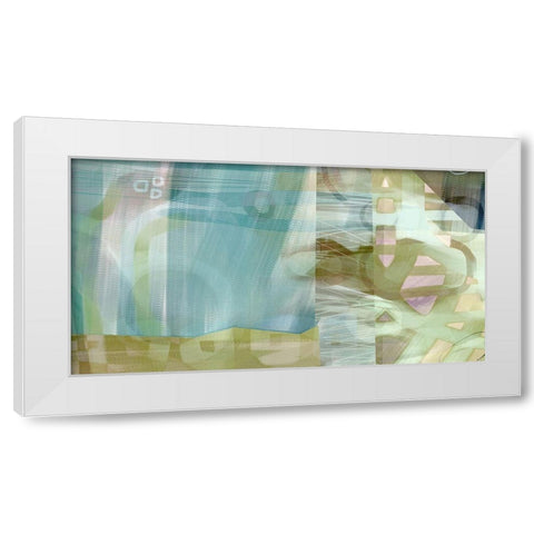 It Takes its Toll White Modern Wood Framed Art Print by Naskrent, Delores