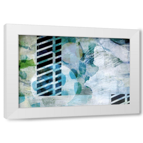 Life Span White Modern Wood Framed Art Print by Naskrent, Delores