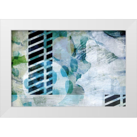 Life Span White Modern Wood Framed Art Print by Naskrent, Delores