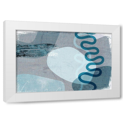 Dead Ringer White Modern Wood Framed Art Print by Naskrent, Delores