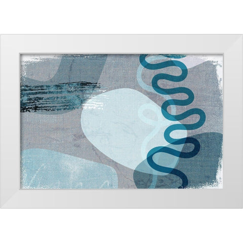 Dead Ringer White Modern Wood Framed Art Print by Naskrent, Delores