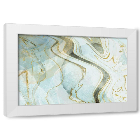 Deep Cavern White Modern Wood Framed Art Print by Naskrent, Delores