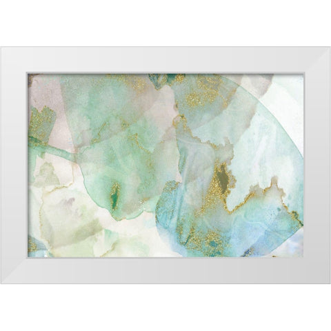 Carolina Skyscape White Modern Wood Framed Art Print by Naskrent, Delores