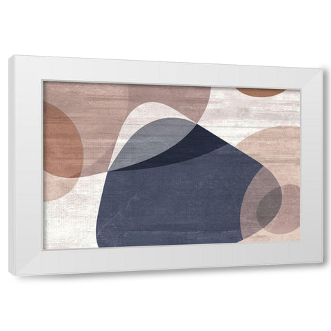 Concrete Reflex White Modern Wood Framed Art Print by Naskrent, Delores