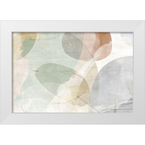 Porcelain Balast White Modern Wood Framed Art Print by Naskrent, Delores