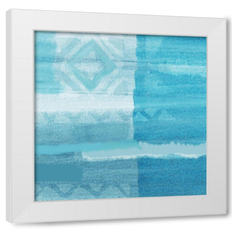 Twilight Ocean White Modern Wood Framed Art Print by Kouta, Flora
