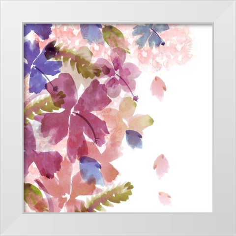 Fallig Blossom II White Modern Wood Framed Art Print by Kouta, Flora