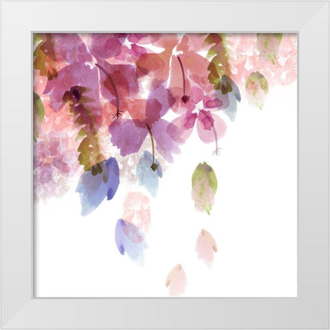 Fallig Blossom III White Modern Wood Framed Art Print by Kouta, Flora