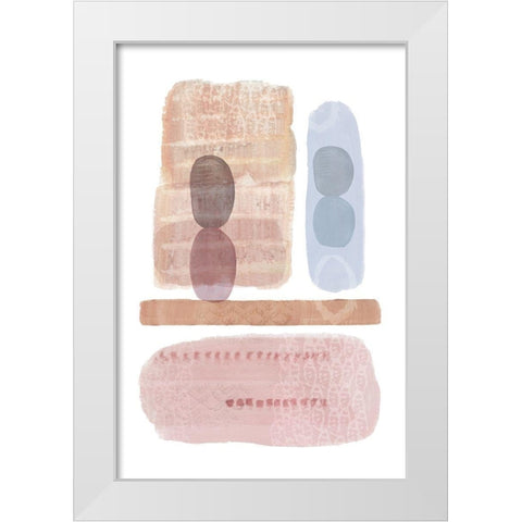 Still Standing White Modern Wood Framed Art Print by Kouta, Flora