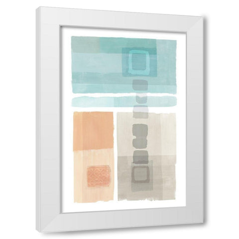 Army Bay I White Modern Wood Framed Art Print by Kouta, Flora