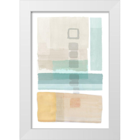 Army Bay II White Modern Wood Framed Art Print by Kouta, Flora