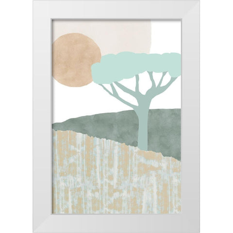 Ennerdale I White Modern Wood Framed Art Print by Kouta, Flora
