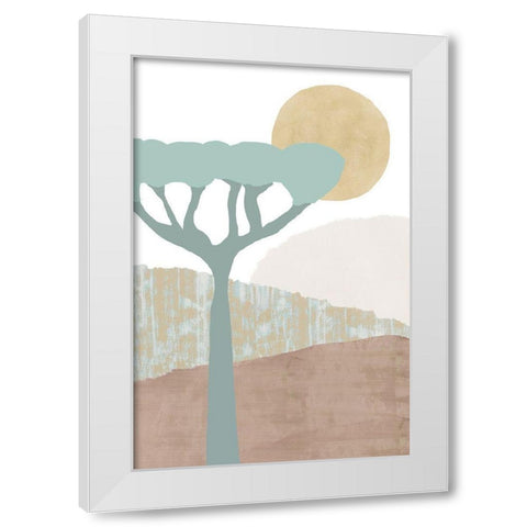 Ennerdale II White Modern Wood Framed Art Print by Kouta, Flora