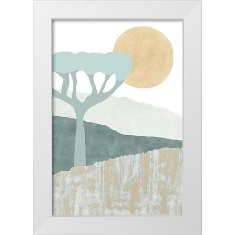 Ennerdale III White Modern Wood Framed Art Print by Kouta, Flora