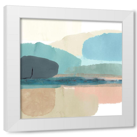Thirlmere I White Modern Wood Framed Art Print by Kouta, Flora
