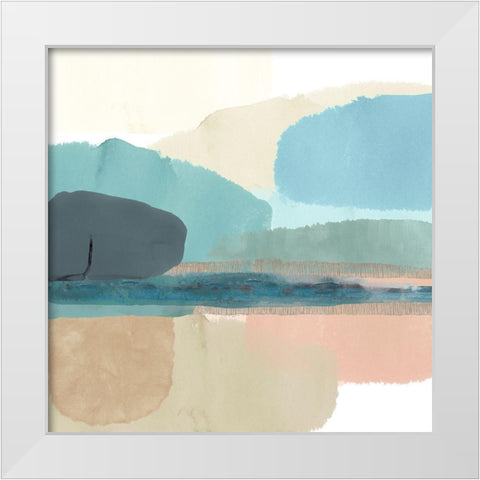 Thirlmere I White Modern Wood Framed Art Print by Kouta, Flora