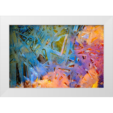 Connecting White Modern Wood Framed Art Print by Cooper, Helena