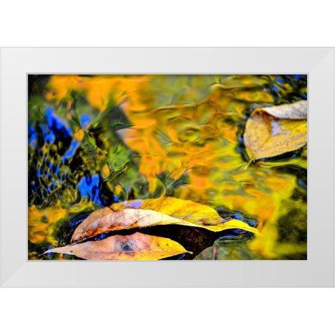 Restful White Modern Wood Framed Art Print by Cooper, Helena