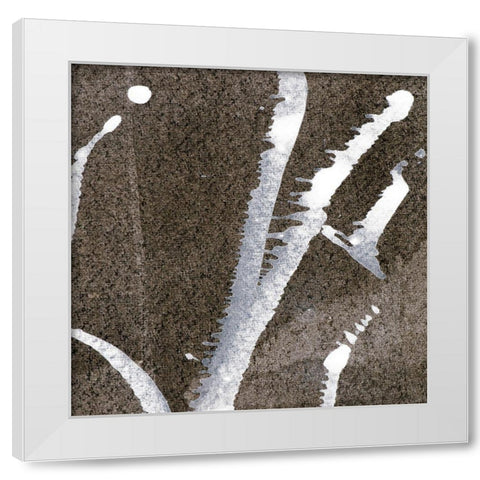 Largo 100 White Modern Wood Framed Art Print by Aryai, Sia