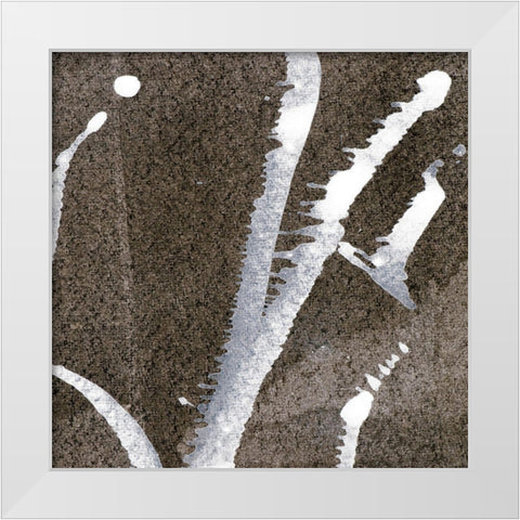 Largo 100 White Modern Wood Framed Art Print by Aryai, Sia