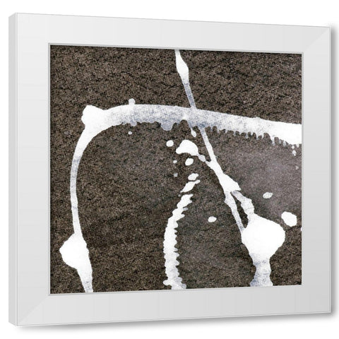 Largo 101 White Modern Wood Framed Art Print by Aryai, Sia