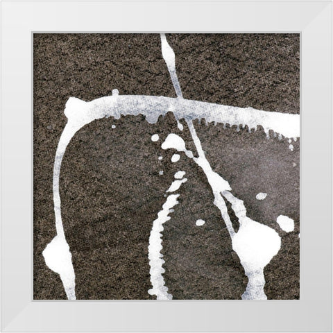 Largo 101 White Modern Wood Framed Art Print by Aryai, Sia