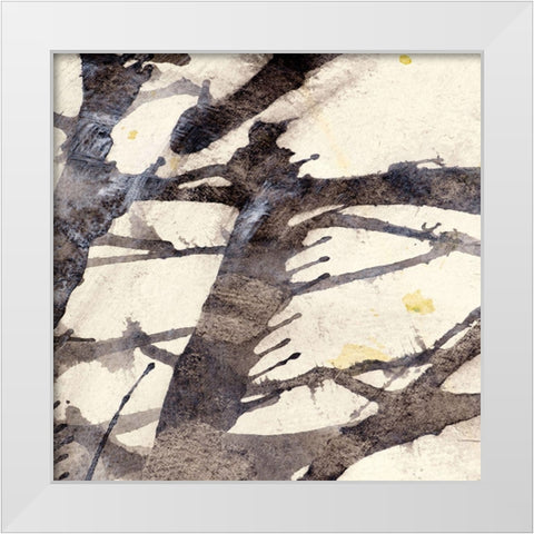 Largo 102 White Modern Wood Framed Art Print by Aryai, Sia