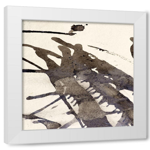 Largo 103 White Modern Wood Framed Art Print by Aryai, Sia