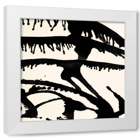 Largo 104 White Modern Wood Framed Art Print by Aryai, Sia