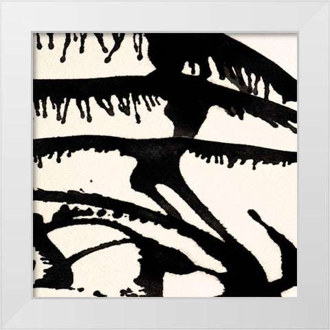 Largo 104 White Modern Wood Framed Art Print by Aryai, Sia