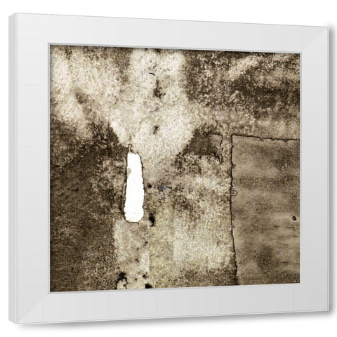 Largo 106 White Modern Wood Framed Art Print by Aryai, Sia